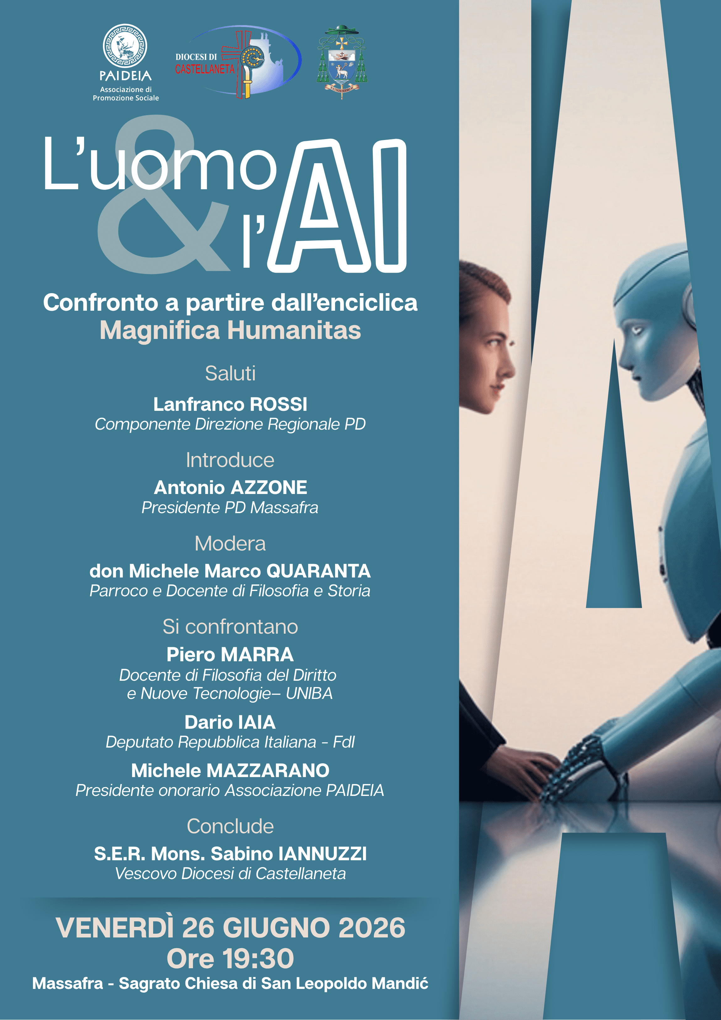 LUOMO amp la AI Confronto a partire dalla Magnifica Humanitas 1